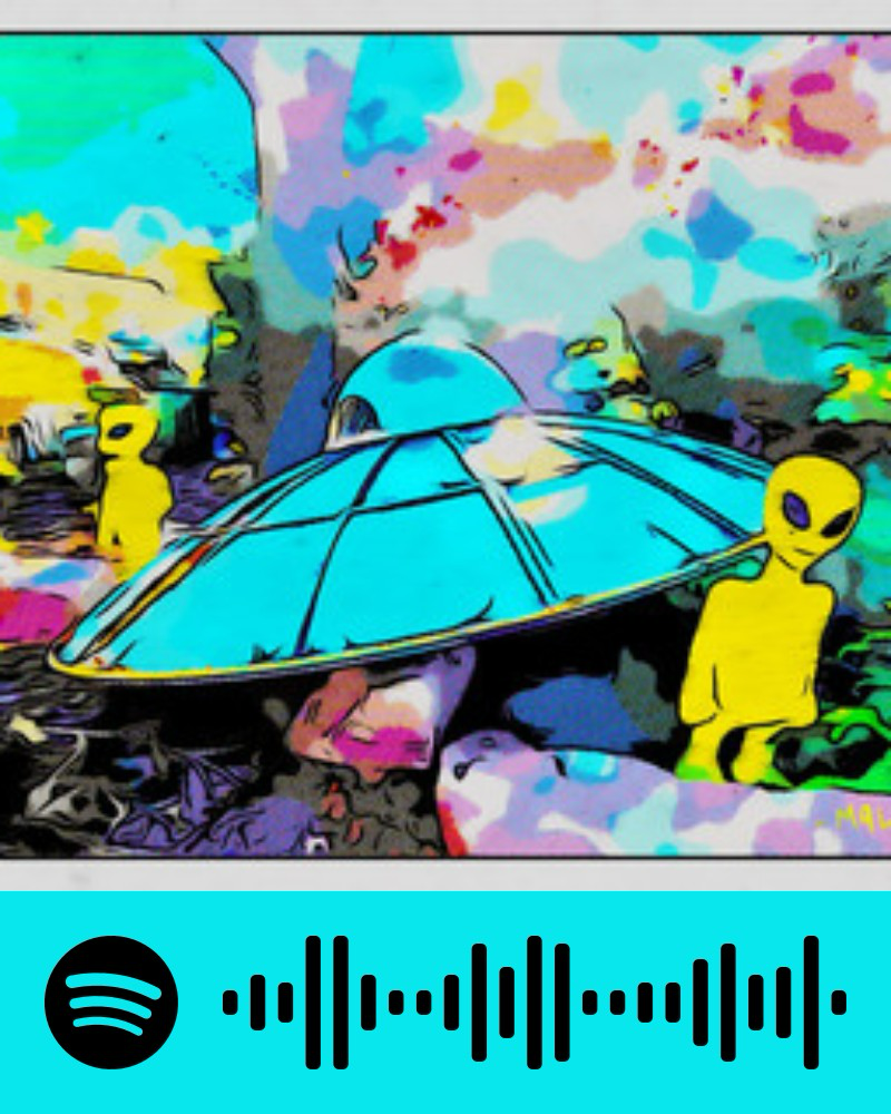 Milk & Saucer Spotify code artwork